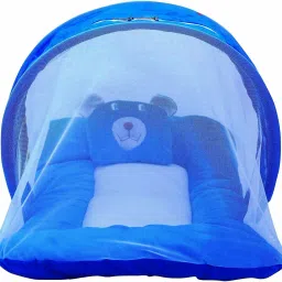 Soft and Comfortable New Born Baby Bedding Set with Protective Mosquito Net and Pillow (0-6 Months) Standrad Crib-picture-1