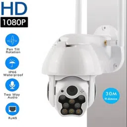 Zinzo PTZ Wifi Camera with 1080px Image Quality | 4x Digital Zoom | 2.0MP Ultra HD Camera Quality | IP Onvif 3.6mm Lens | Pan & Tilt | Intercom and Night Vision Camera Security Camera ( Security Camera image 4