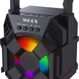 WOOS Portable Bluetooth Speaker with RGB Lights, AUX, USB & TF Card Support 3 W Bluetooth Speaker-11