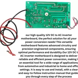 techsupreme 12 volt DC to AC Converter 150 W mini invertr circuit Micro Controller Board A3 Electronic Components Electronic Hobby Kit image 2