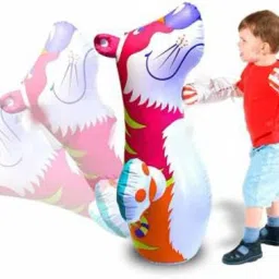 hornflow HIT ME TIGER Inflatable Bouncer (MULTICLOR) Inflatable HitMe Toys image 4