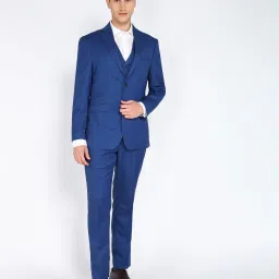 Men 3 PC Suit Textured Suit-22