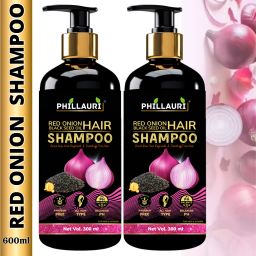 Red Onion Black Seed Oil Shampoo Thicker Hair Growth and Reduced Shedding-15