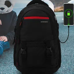 Large 40 L Laptop Backpack Laptop Backpack 1001 Unisex With USB Port And Rain Cover-image-34