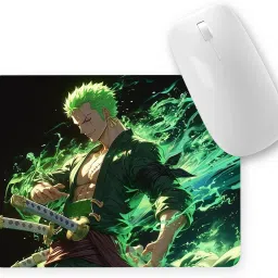 Aniithing Zoro Anime gaming Mouse Pad Non-Slip Rubber Base for Computer leptop Mousepad Mousepad-14