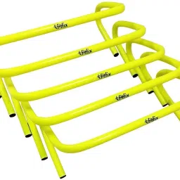 fitfix Hurdles for Field Training and Speed Coordination 9" (Pack of 5) Plastic Speed Hurdles image 3