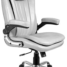 Leatherette Office Adjustable Arm Chair-picture-22