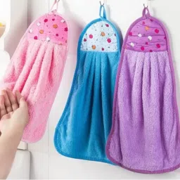 (PACK OF 4)Hanging Hand Towel or Kitchen and Wash Basin(Pack Of 2) 1.302 Multicolor Cloth Napkins-picture-47