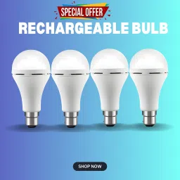 Rechargeable Emergency Bulb 12W Inverter Rechargebale Emergency Bulb_Pack_4 A31 3 hrs Bulb Emergency Light-image-75