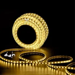 1200 LEDs 10 m Yellow Steady Strip Rice Lights-46