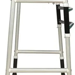 kgn surgical Portable Light Weight Height Adjustable Foldable Walker( COMBO PACK) Walking Stick image 5