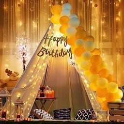 Printed Happy Birthday Decoration kit Combo - 26 Pcs for Birthday Decor-5