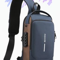 ProArch WomenBuzz Crossbody Massenger Bag Shoulder Strap With with Lock USB Charging Waist bag-image-91