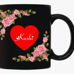 Khushi Name Coffee | Anniversary Gift For Wife/Girlfriend | Best Gift For Girlfriend/Friend/Wife | Best Valentine Day Gift For Your Lover | Best Gift For Your Crush Ceramic Coffee Mug-image-78