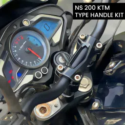 moto genius Conversion Set For Pulsar NS160 (BS4,BS6), NS125 2021-22 Model Handlebar Riser Kit image 4