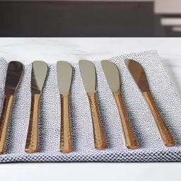 Handmade Steel Copper Knifes - Cutting, Butter Spreader - Home, Hotel Steel, Copper Butter Spreader Set-image-25
