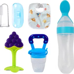 5 Pieces Combo Set For Your New Born Babies- Silicone-15
