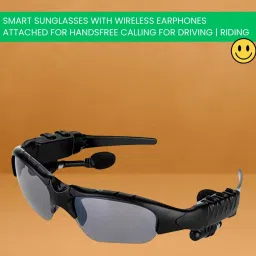 YAROH Bluetooth Sunglasses With Wireless Earphones Attached & Stereo Sound FeatureT242-image-53