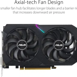ASUS Dual NVIDIA GeForce RTX3050-8G-V2 Gaming Graphics card GDDR6 8 GB NVIDIA Chipset 128 bit 1822 MHz Graphics Card image 2