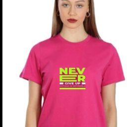 Women Printed Round Neck Cotton Blend Multicolor T-Shirt-image-92