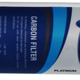 aquagrand Carbon Filter and 2 Elbow Connector, Inline Filter for all RO Water Purifier Solid Filter Cartridge image 2