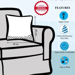 Marvel Multicoloured Set of Single Marvel Characters Printed 40x40 cm Square Cushion Cover image 5