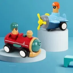 Kid Toy Top Gear Push Toy Set of 2 Vehicle Toy for Boys Girls - (ASSORTED PRINT)-5