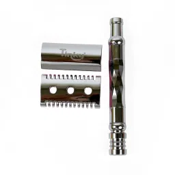 tinku DOUBLE EDGE BRASS SAFETY RAZOR (T4001-OC) OPEN COMB, Men image 3
