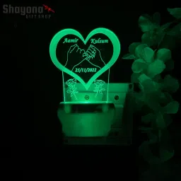 Customized Gift Frame, Birthday Gift,Anniversary Gift Table Night Lamp Night Lamp-image-18
