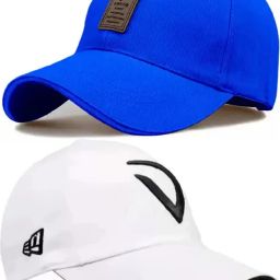 Embroidered, Solid, Self Design Sports/Regular Cap-image-49