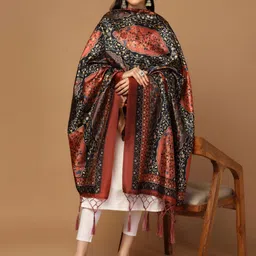Kaizen TEXO FAB Ethnic Motifs Printed Silk Dupatta image 5