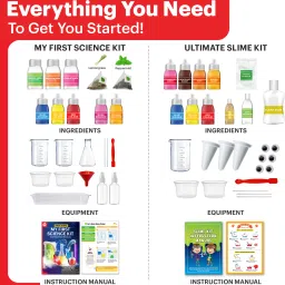 einstein box Junior Science Gift Set | 2-in-1 Set of My First Science Kit & Slime Kit image 4
