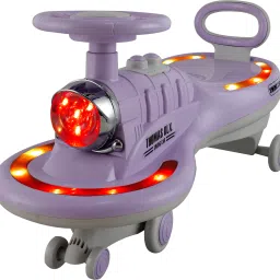 Thomas DLX Light-Up Magic Car |Toy for Kids| Lights, Music & 360° Swivel Wheels Rideons & Wagons Non Battery Operated Ride On-46