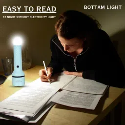 zeno volt 500 Meter Range Waterproof LED 3W Torch Rechargeable 2 Mode 2000 mAh Battery 6 hrs Torch Emergency Light image 5