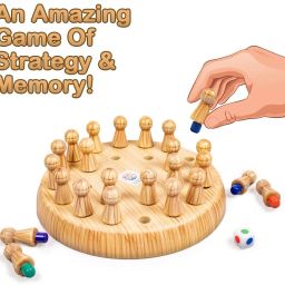 game phactory Colour Trap Strategy & Memory Game for Kids, Memory Matchstick Chess Game image 4
