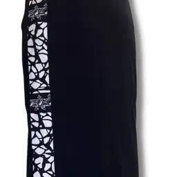 MALLUMUNDU Black Unisex Dhoti | Premium Quality Cotton Dhoti | one patch pocket inside | Solid Women Dhoti-picture-15