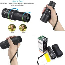 TFG - 16x52 Monocular Scope, Real 16x Magnification, Waterproof Fog proof Monocular with Clear BAK4 Prism Dual Focus for Bird Watching, Camping, Hiking Catadioptric Telescope image 5