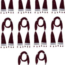 Velvet Printed Maroon Men Dupatta-image-98
