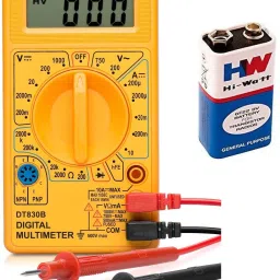 Multimeter AC DC Voltage current (DT-830D) Digital Multimeter ( 2000 Counts) with 9V HW Battery Additional Digital Multimeter-image-74