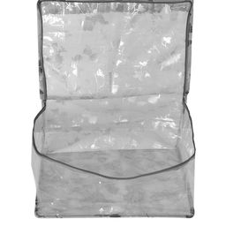 Kuber Industries Grey & Transparent Printed Organiser image 3