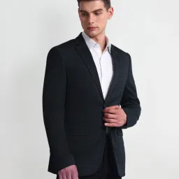 Men Geometric Print Single Breasted Formal Blazer-image-47