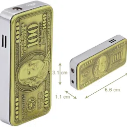 Metal Premium Refillable Dollar Shape Designer Lighter Pocket Lighter-9