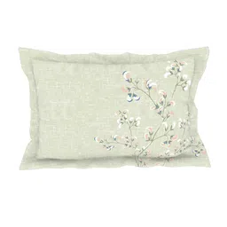 SPACES Bohemia Violet & Green Printed Cotton 144 TC Queen Bedsheet with 2 Pillow Covers image 4