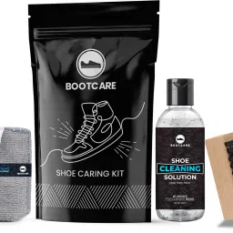 BootCare Essential Cleaning Kit | Microfiber Towel| Brush | Shoe Cleaner (100 ml) Canvas, Leather, Nubuck, Patent Leather, Sports, Suede, Synthetic Leather, Velour Shoe Cleaner-image-32