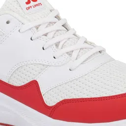 OFF LIMITS Men White Mesh Running Non-Marking Shoes image 5