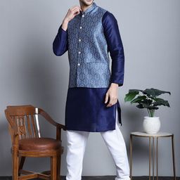 Jompers Printed Nehru Jacket image 5