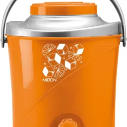 New Kool Stallion 10 Insulated Plastic Water Jug, 1 Piece, 9.7 Litres, Orange Bottled Water Dispenser-12