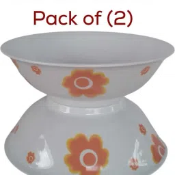 tupperware Polypropylene Mixing Bowl Melamine Bowl Set Large Each 750ml (Pack of 2) image 2