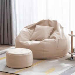 4XL Tear Drop Bean Bag Cover(Without Beans)-image-46