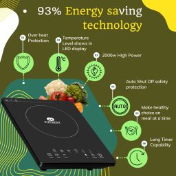 everest 2000 W Induction Cooktop Touch Panel image 4